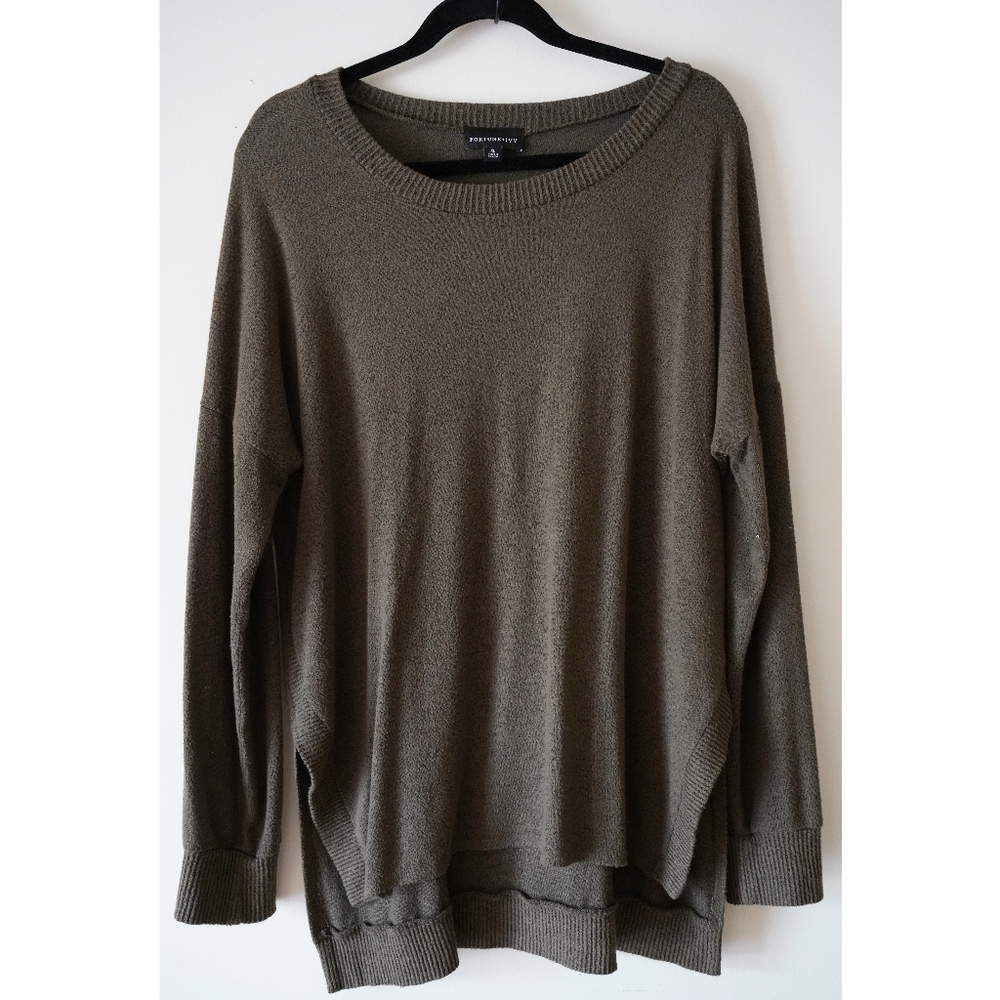 Fortune + Ivy Olive Green Top